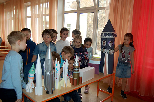 Klassetid for kosmonautisk dag