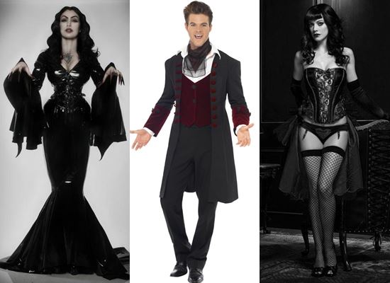 Vampyr kostume til Halloween: foto hvordan man laver egne hænder
