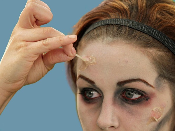 Skræmmende makeup til Halloween med dine egne hænder til piger og piger