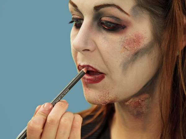 Skræmmende makeup til Halloween med dine egne hænder til piger og piger
