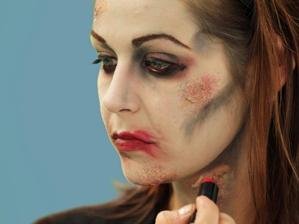 Skræmmende makeup til Halloween med dine egne hænder til piger og piger
