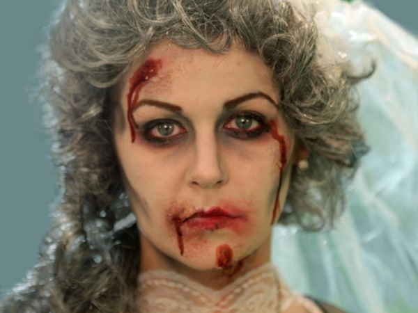 Skræmmende makeup til Halloween med dine egne hænder til piger og piger