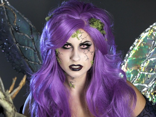 Skræmmende makeup til Halloween med dine egne hænder til piger og piger