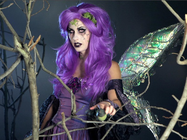 Skræmmende makeup til Halloween med dine egne hænder til piger og piger