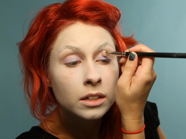 Skræmmende makeup til Halloween med dine egne hænder til piger og piger