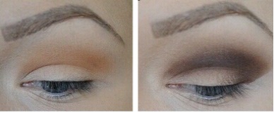 brun skygge effekt brune skygger