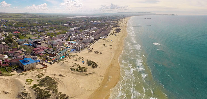 Vejr og vandtemperatur i Anapa i august 2017