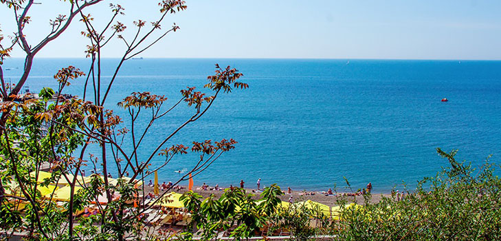 Vejret i Anapa i april 2017