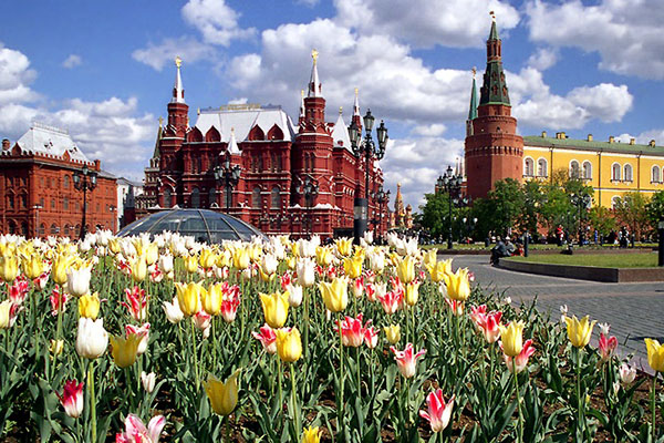 Vejret i Moskva i april 2017