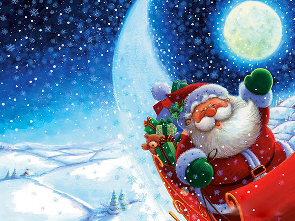 Digte til julemanden på det nye år for børn 4-5, 6-7 år. Sjove og korte planteskoler rim for morfar Frost