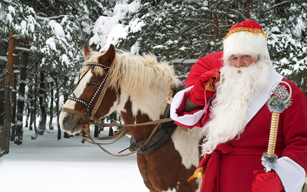 Digte til julemanden på det nye år for børn 4-5, 6-7 år. Sjove og korte planteskoler rim for morfar Frost
