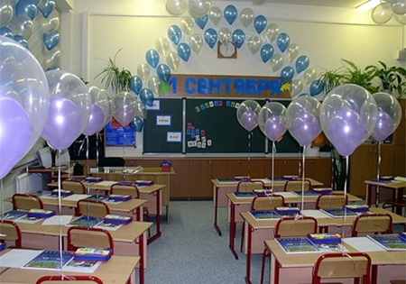 Udsmykning af skoleklassen