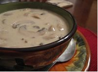 suppe med champignon 
