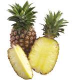 Ananas med hvidløg