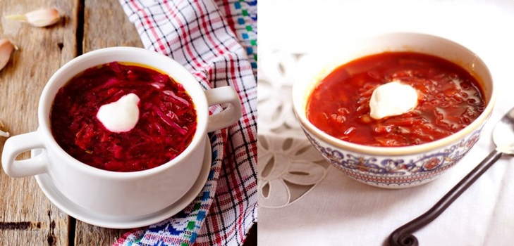 Borsch til vinteren i dåser, opskrifter til tilberedninger med rødbeder og kål, tomatpuré og uden det