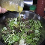 Salat med blæksprutte opskrift med foto