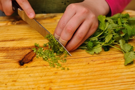 Foto af en opskrift på salat fra stegte ægplanter med tomater
