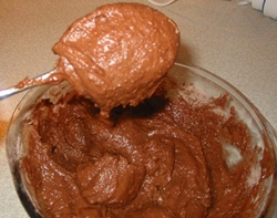 Billede af en chokoladekage opskrift 