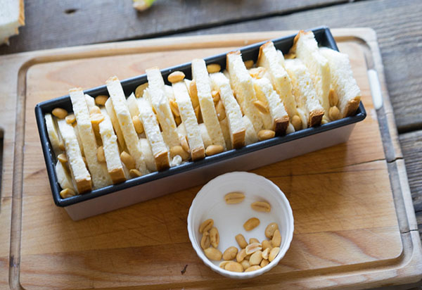 Gourmetrecept: Toast i cremet sauce