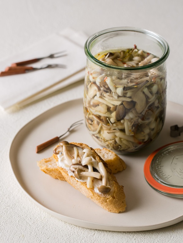 Sådan salt champignon til vinteren