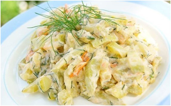 meget velsmagende courgette