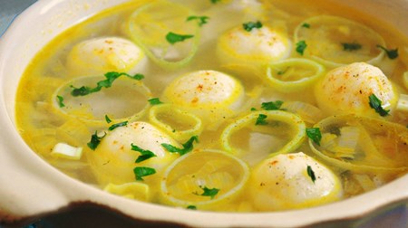 kyllingesuppe med dumplings - opskrift med et billede