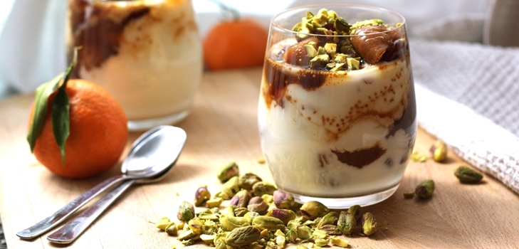 Nem vanilje dessert til Valentinsdag, opskrift