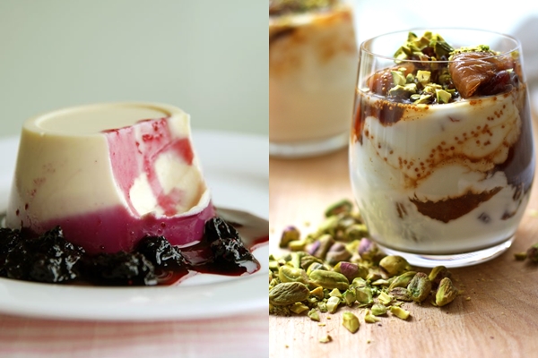 Nem vanilje dessert til Valentinsdag, opskrift