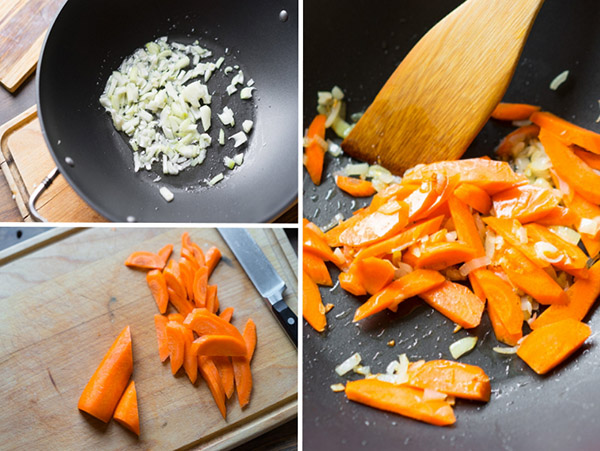 En simpel kyllingrecept i en marinade med en grøntsagsgarnering