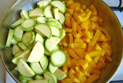 Stew of courgette - velsmagende, nyttig, billig