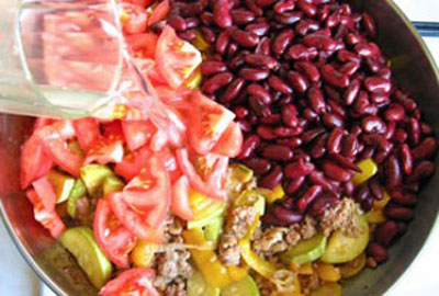 Stew of courgette - velsmagende, nyttig, billig