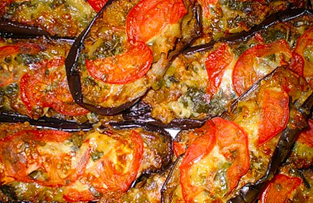 en lækker saute af aubergine