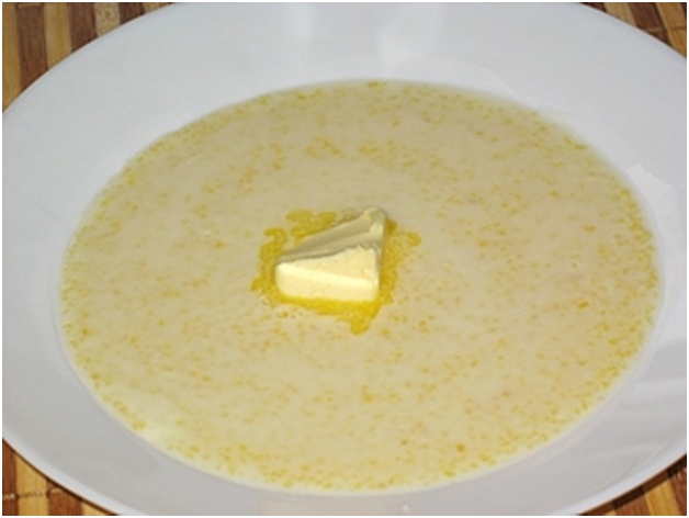 korn med smør