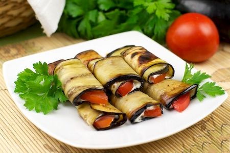 Aubergine ruller: opskrifter
