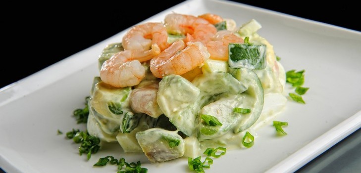 Avocadosalat med rejer