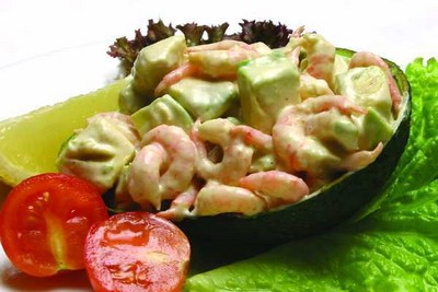 Avocadosalat med rejer