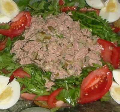 Salat med rucola: originale opskrifter