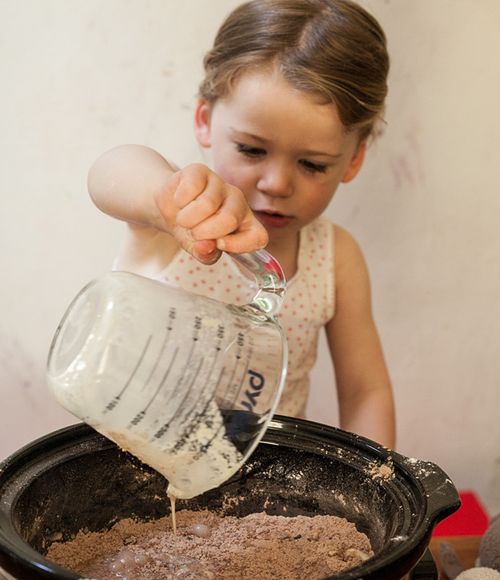 Chokolade cupcake i multivarquet - hurtig opskrift med foto