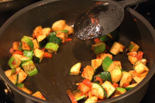 Lækker stuvet courgette - opskrift