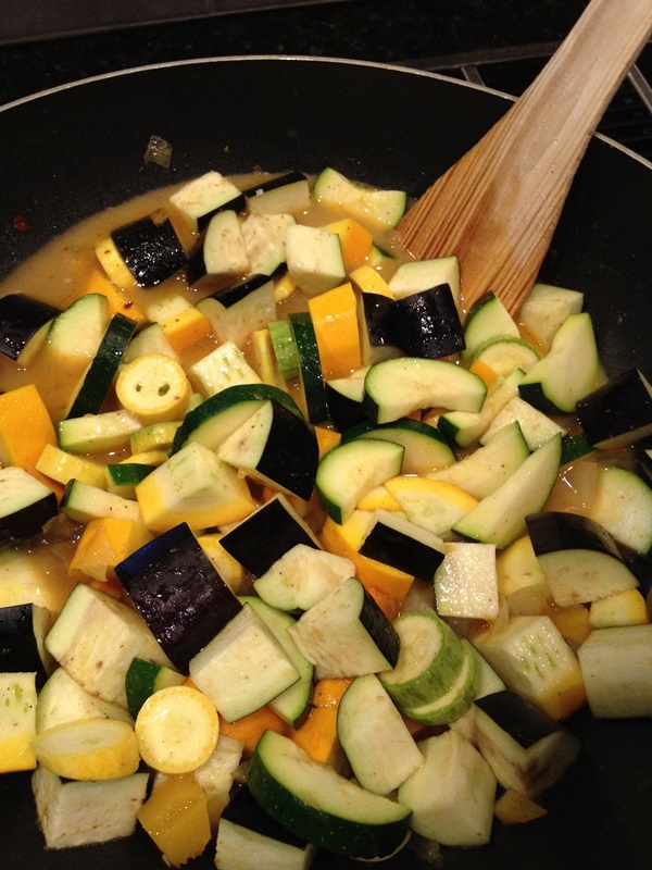 Lækker stuvet courgette - opskrift
