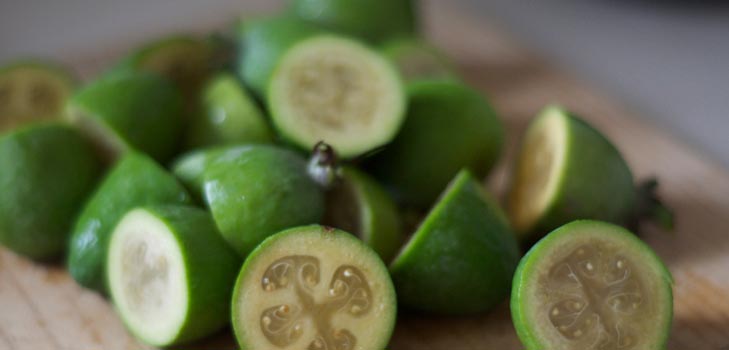 Jam fra feijoa, en opskrift med et billede