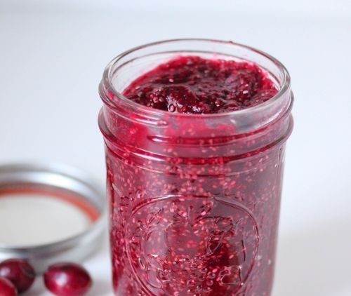 Jam med tranebær og appelsiner