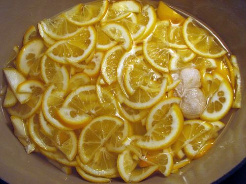 Citron syltetøj med ingefær