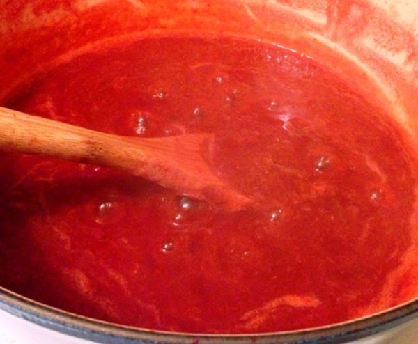 Jam fra rabarberen
