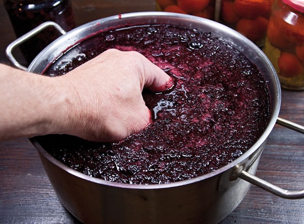 Hjemmelavet vin fra chokeberry