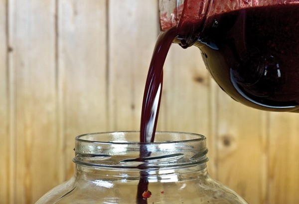Vin fra krus i hjemmet - sort, hvid, rød, uden gær og med dem. Enkelte og traditionelle opskrifter af vinfarvekornet vin
