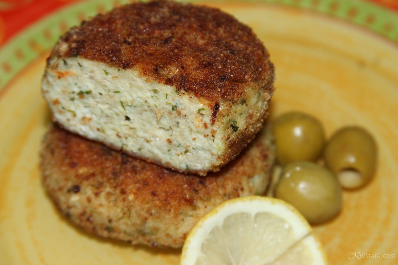 cutlets skåret i et snit