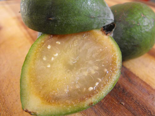Jelly fra feijoa til vinteren, en opskrift med et billede