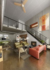 Loft stil i interiøret Loft stil i interiøret